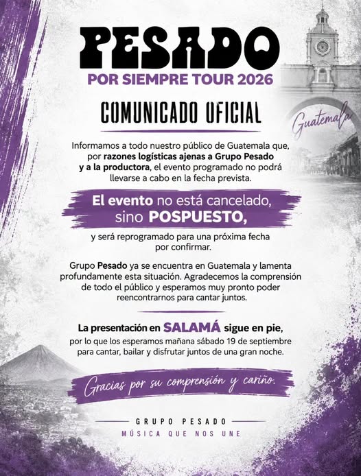 Foto: facebook Grupo Pesado